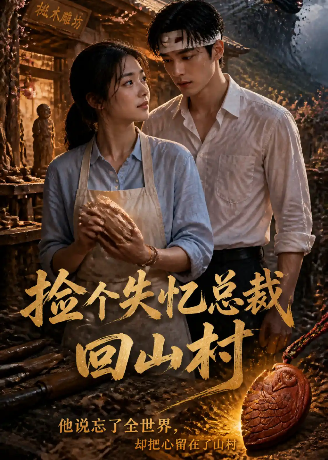 捡个失忆总裁回山村