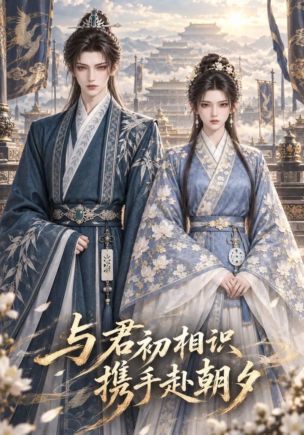 与君初相识携手赴朝夕