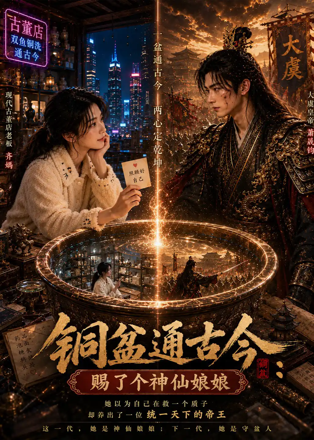 铜盆通古今赐了个神仙娘娘