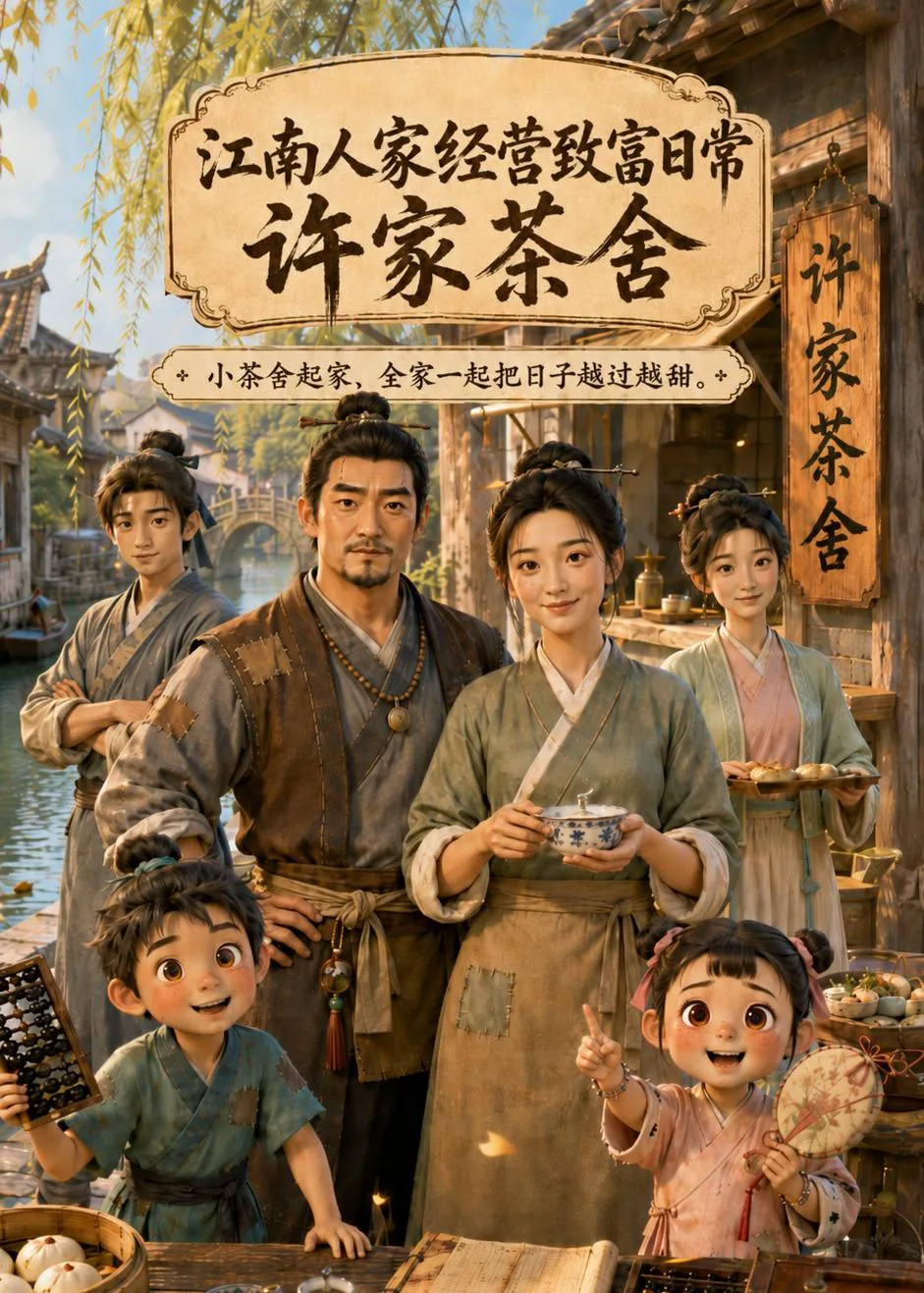 江南人家经营致富日常：许家茶舍
