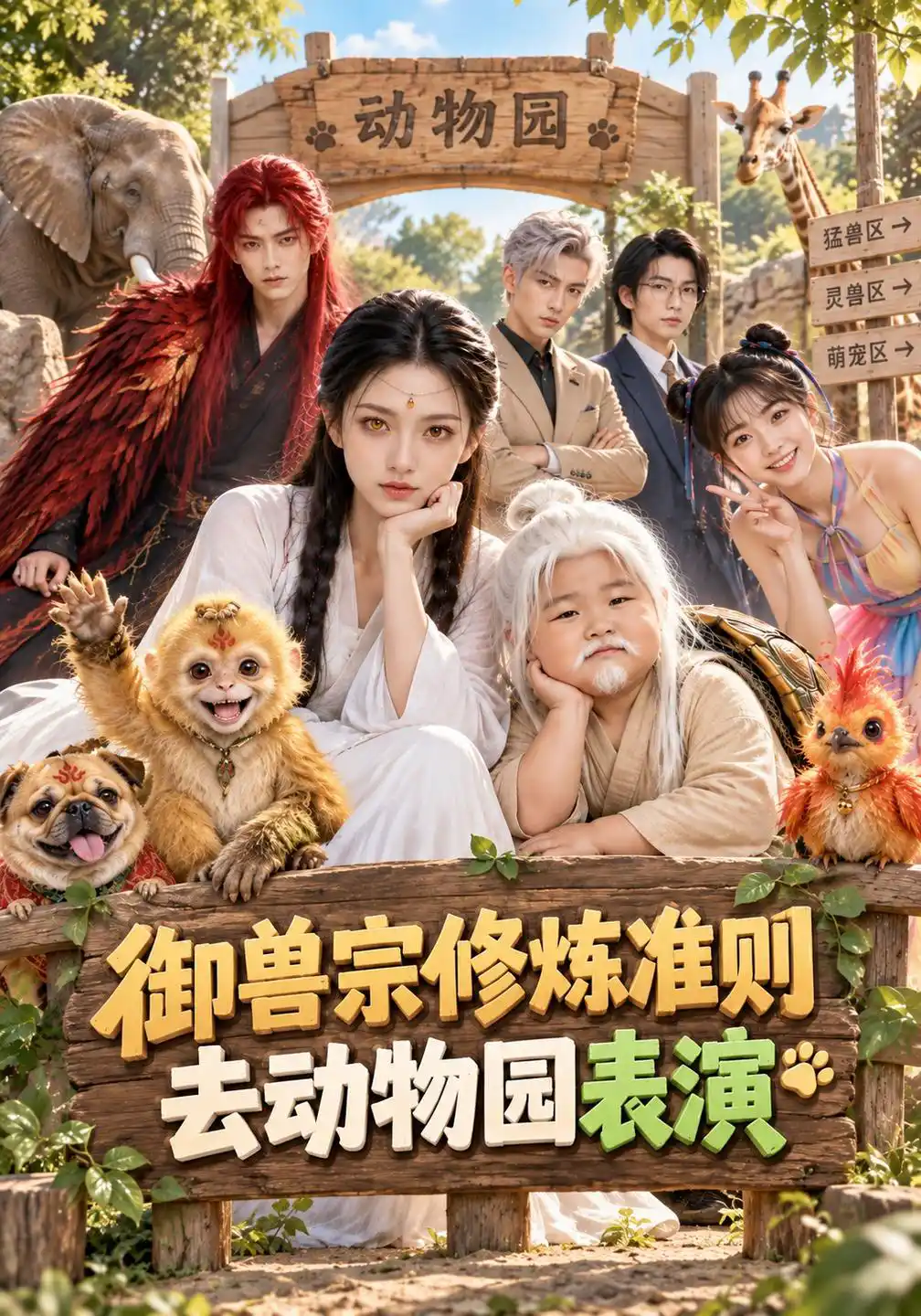 御兽宗修炼准则去动物园表演