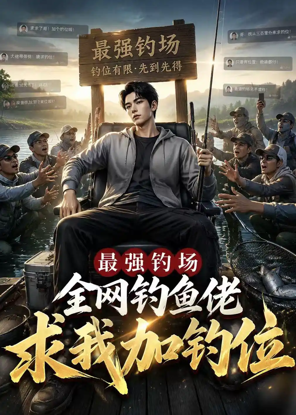 最强钓场：全网钓鱼佬求我加钓位