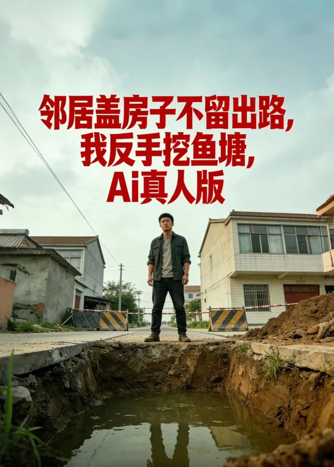 邻居盖房子不留出路我反手挖鱼塘Ai真人版
