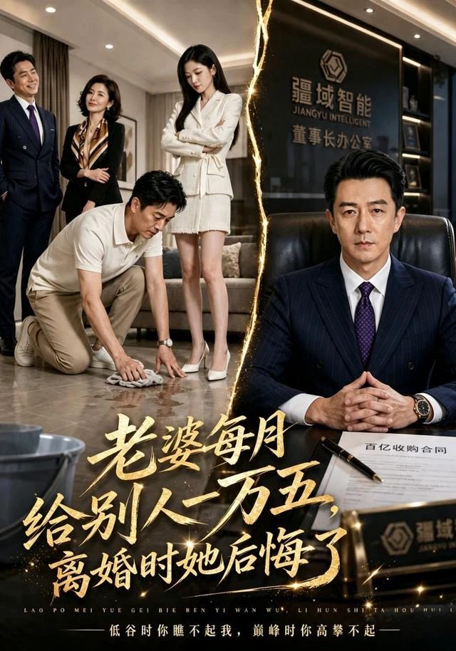 老婆每月给别人一万五，离婚时她后悔了