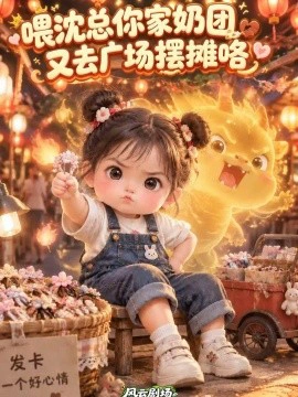喂沈总你家奶团又去广场摆摊咯