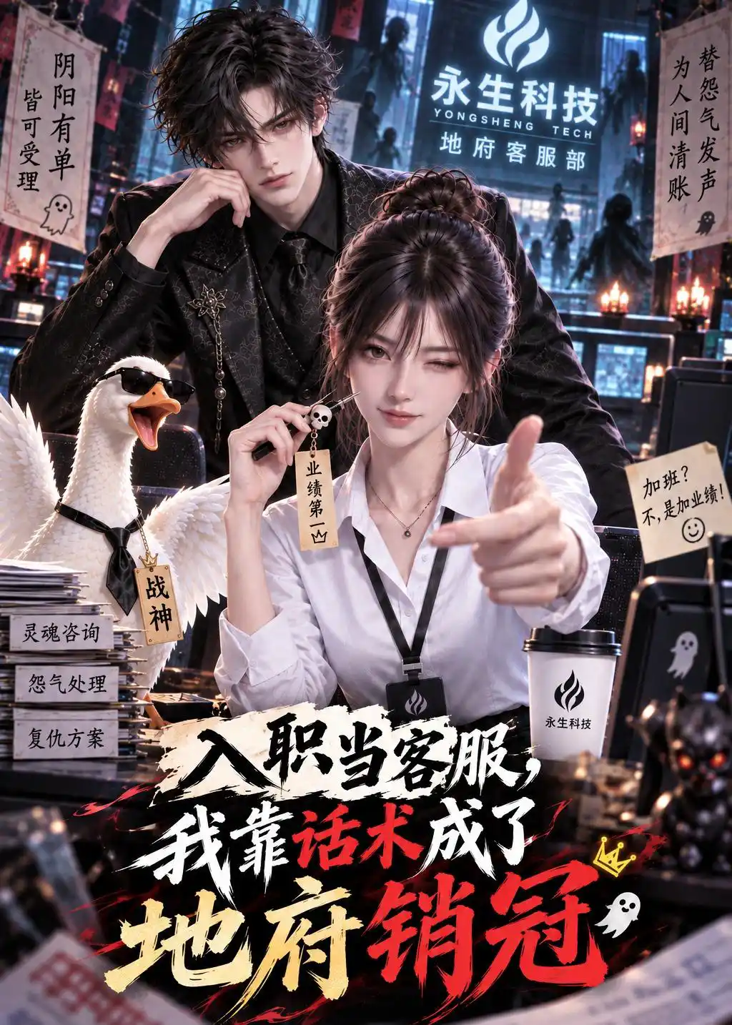入职当客服，我靠话术成了地府销冠