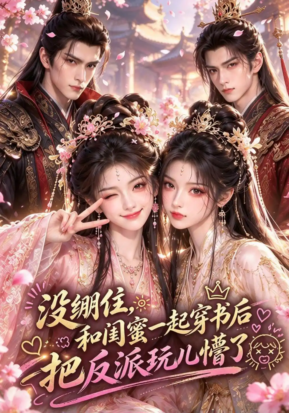 没绷住，和闺蜜一起穿书后把反派玩儿懵了