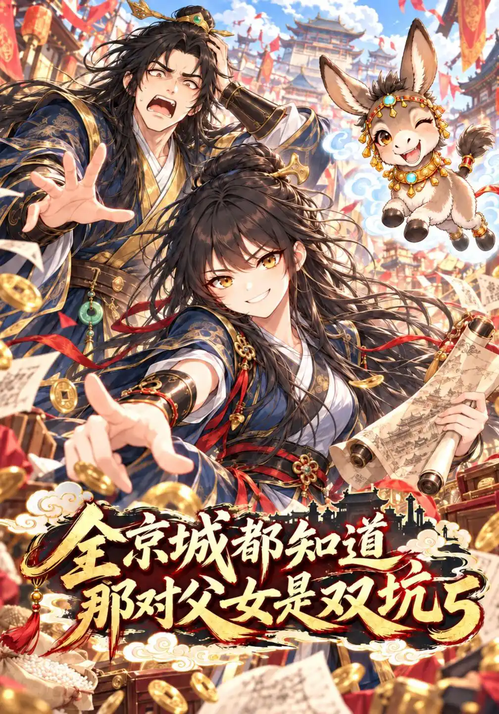 全京城都知道，那对父女是双坑5