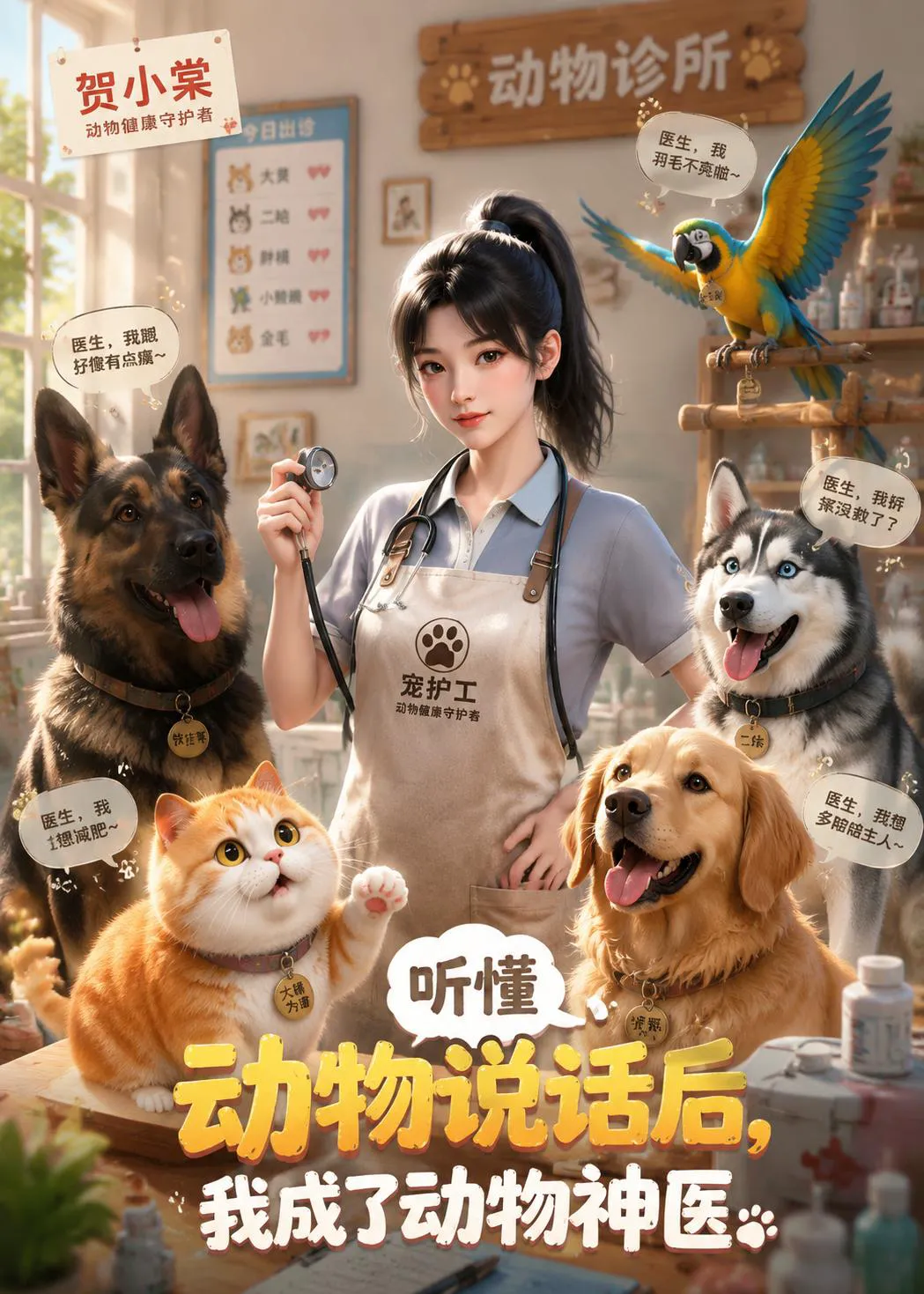 听懂动物说话后，我成了动物神医
