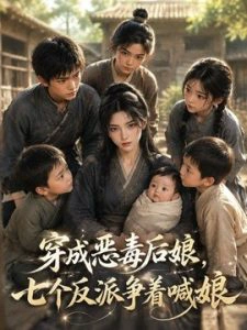 穿成恶毒后娘，七个反派争着喊娘