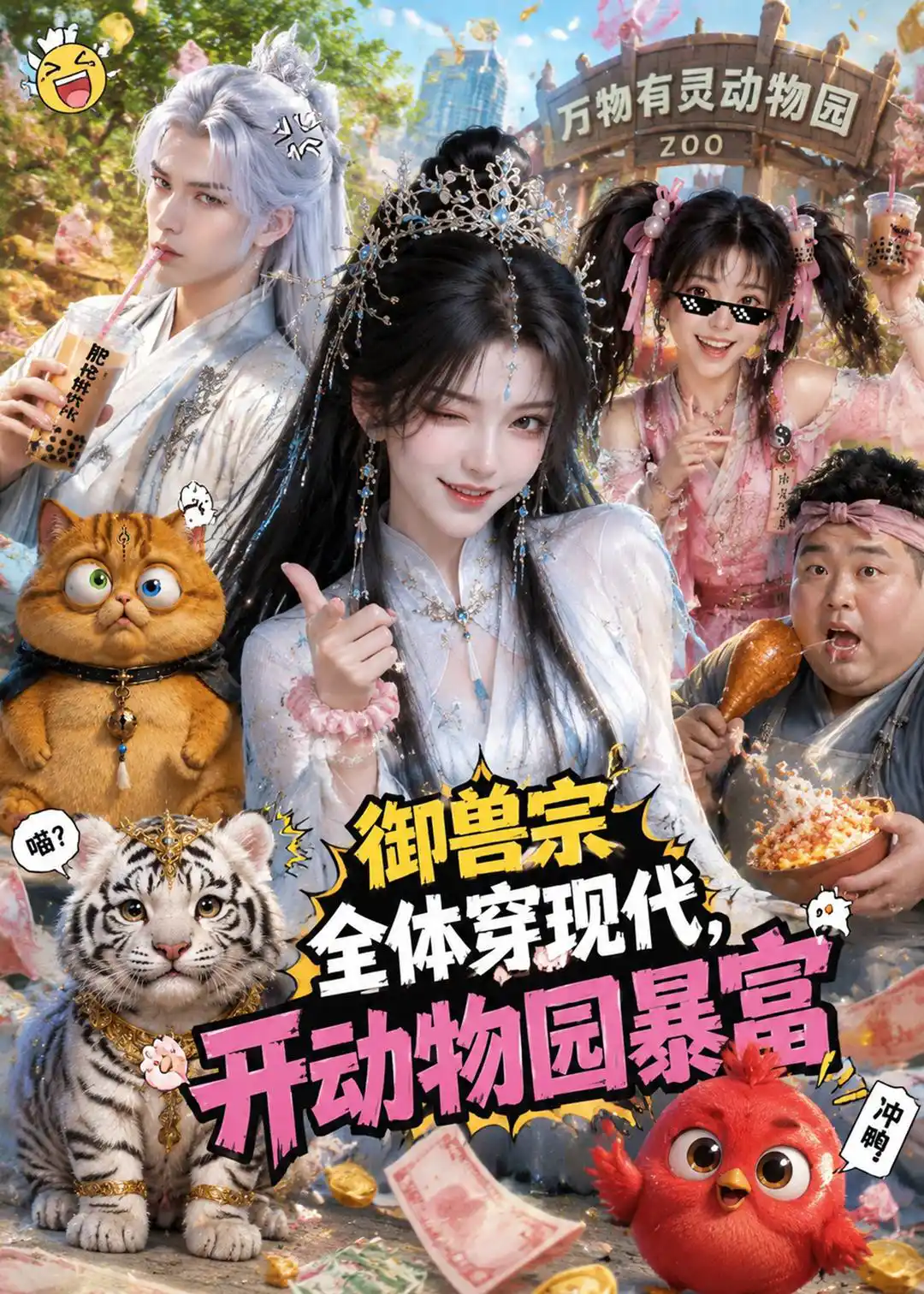 御兽宗全体穿现代，开动物园暴富