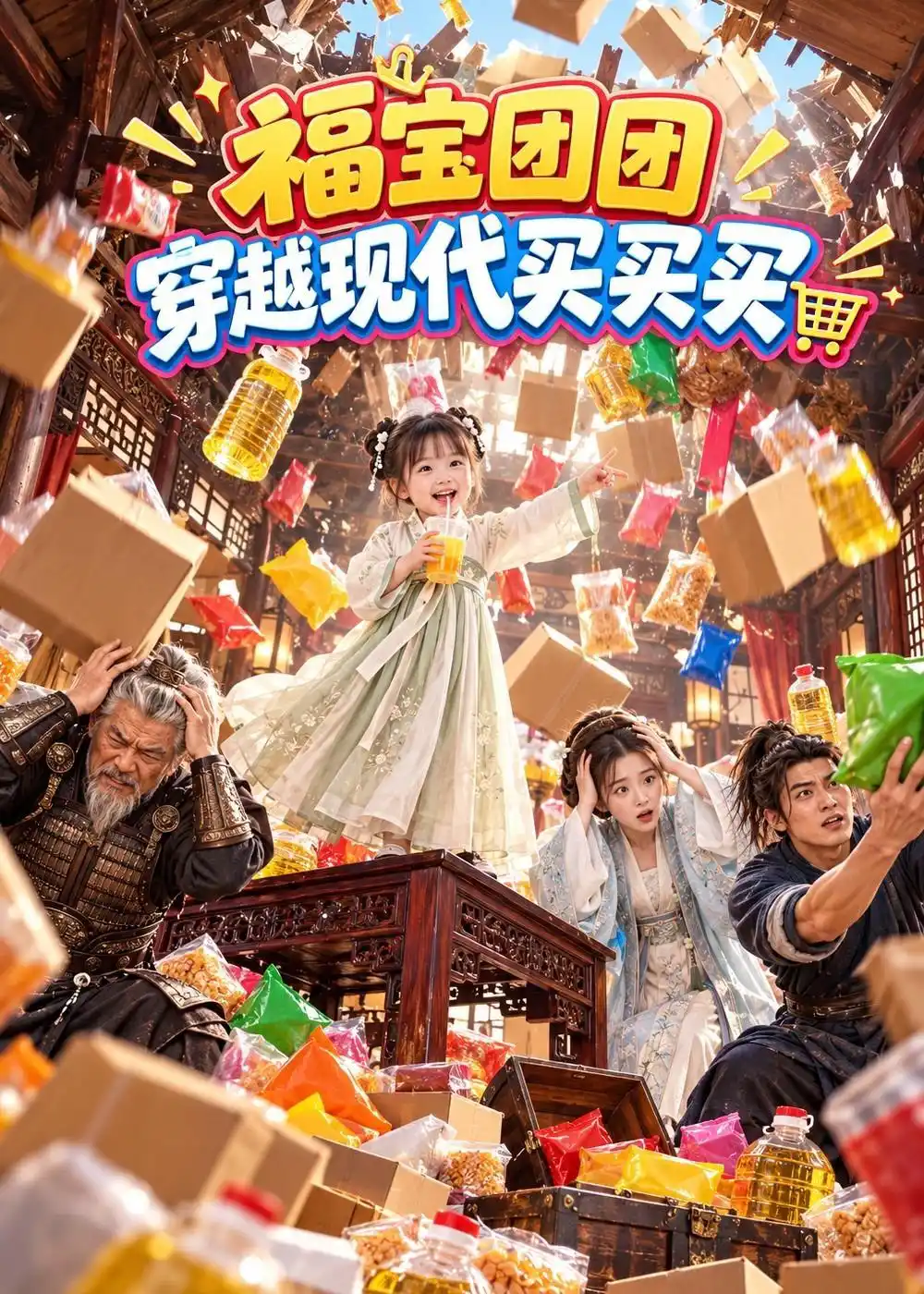 福宝团团：穿越现代买买买