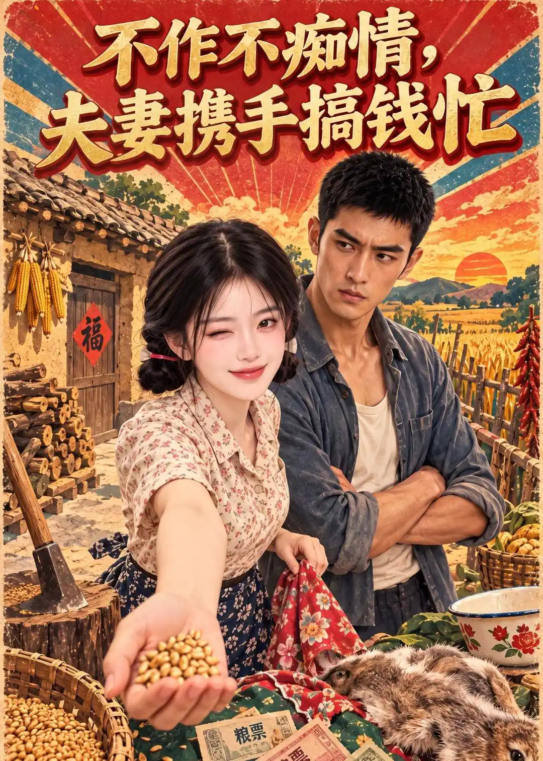 不作不痴情，夫妻携手搞钱忙