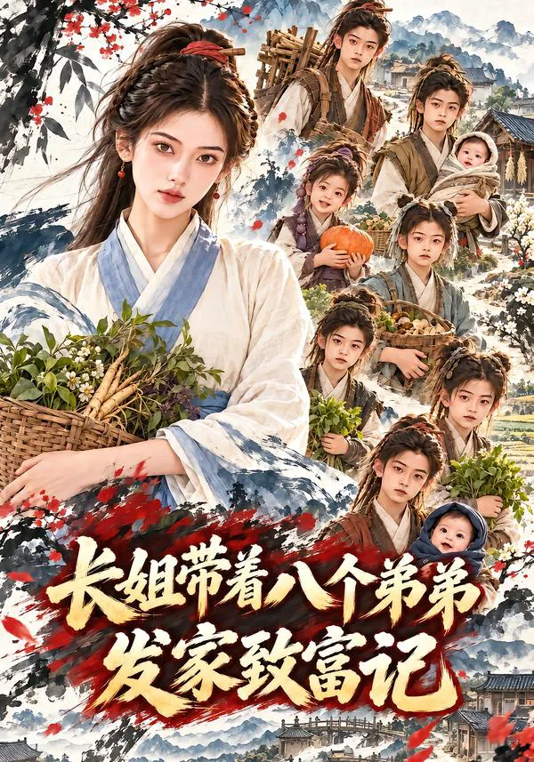 长姐带着八个弟弟发家致富记