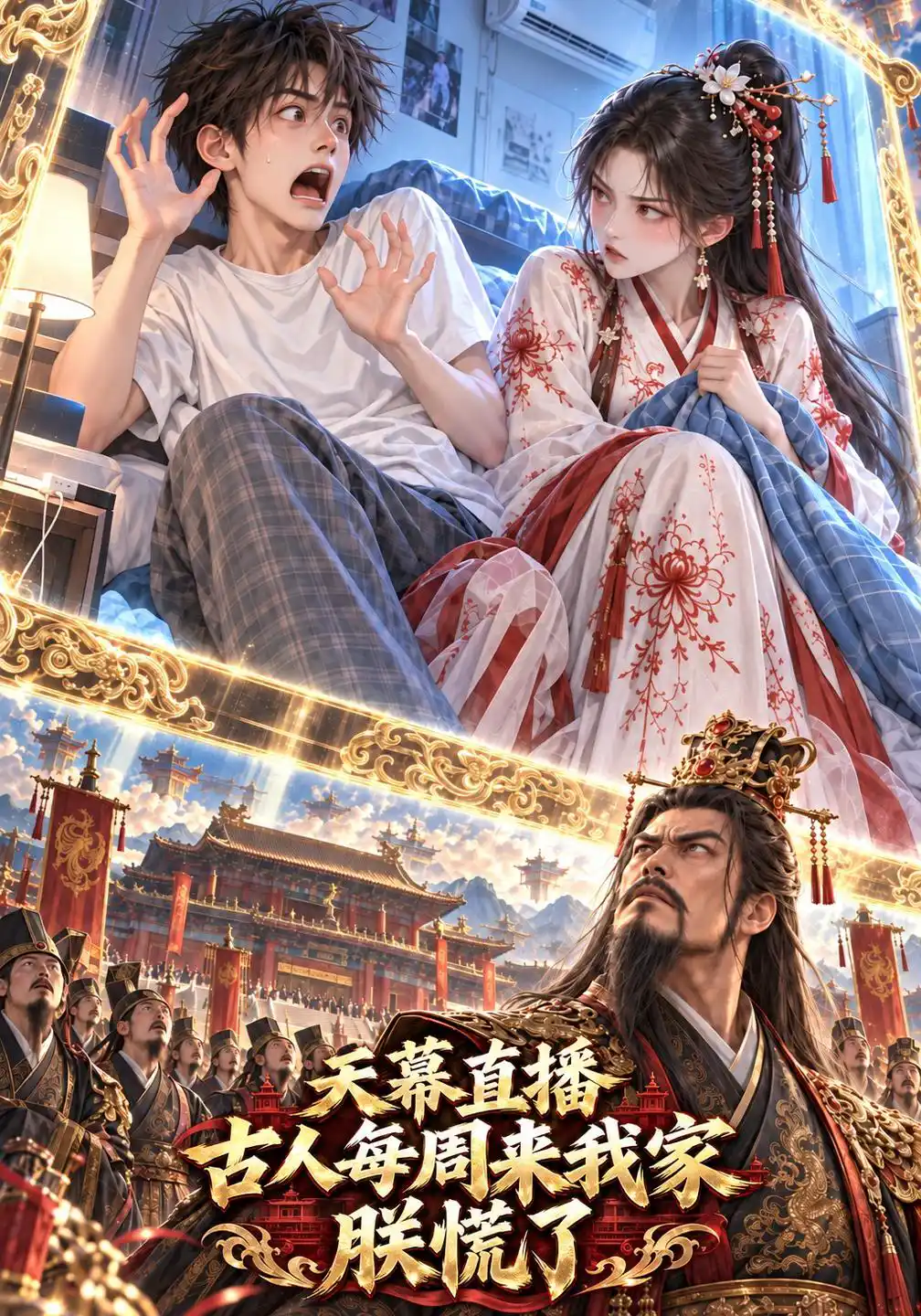 天幕直播：古人每周来我家朕慌了