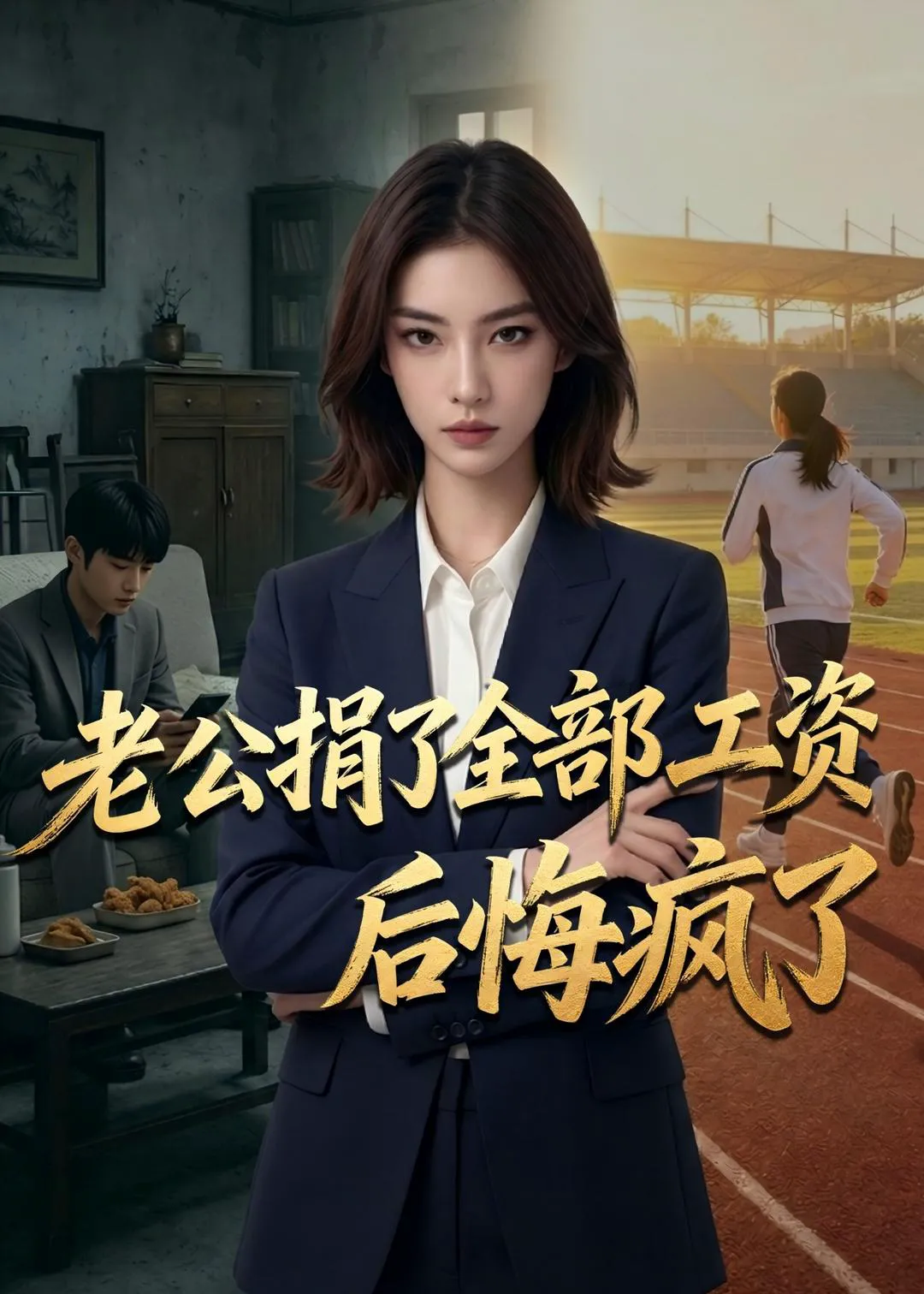 老公捐了全部工资后悔疯了