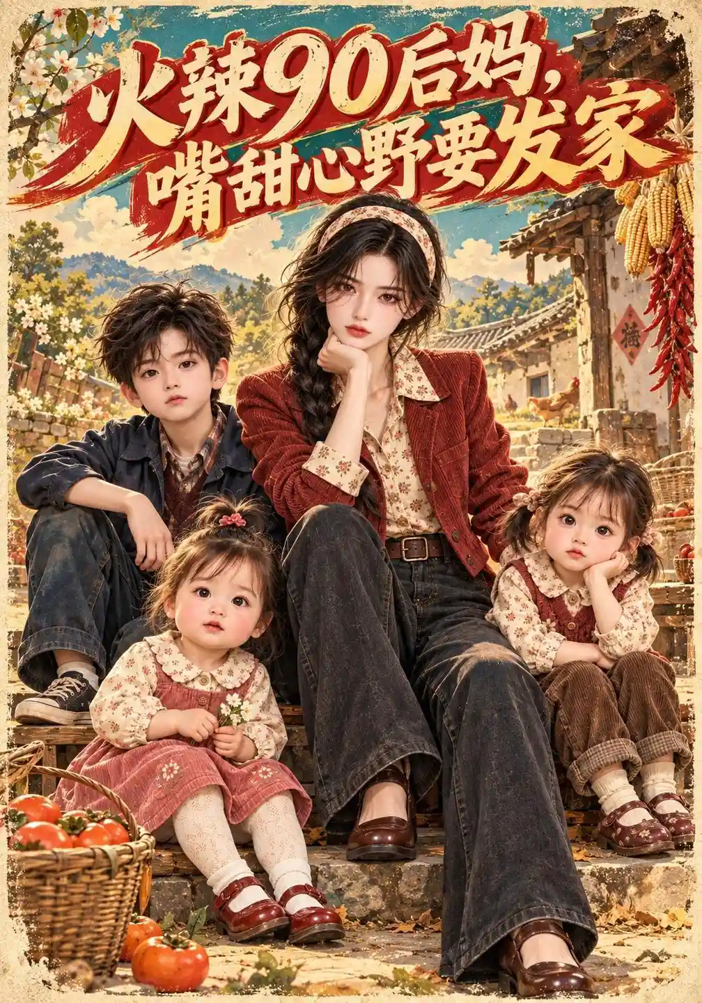 火辣90后妈，嘴甜心野要发家