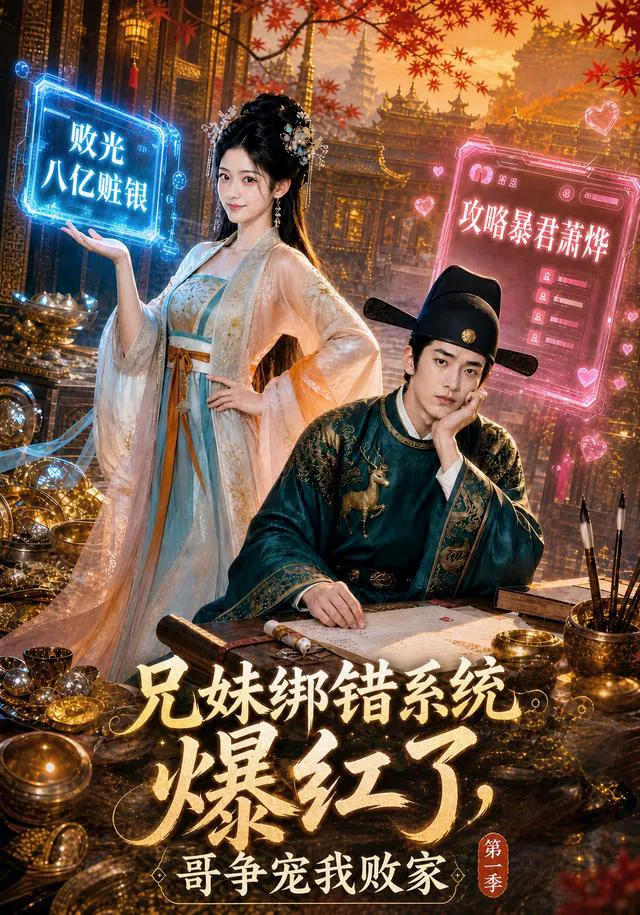 兄妹绑错系统爆红了，哥争宠我败家第一季
