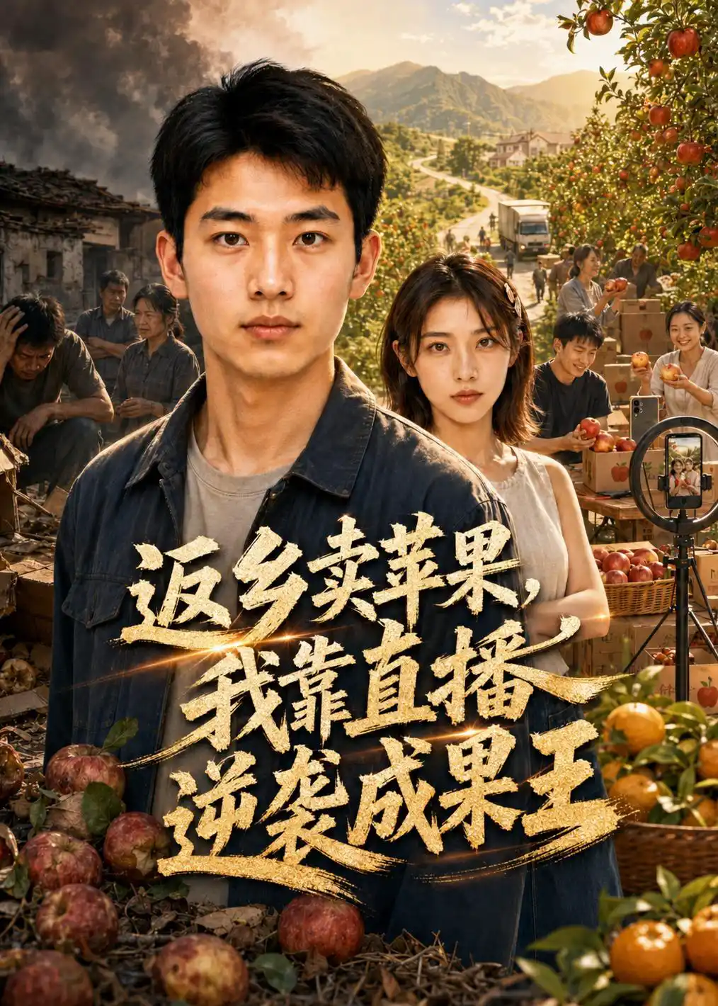 返乡卖苹果，我靠直播逆袭成果王