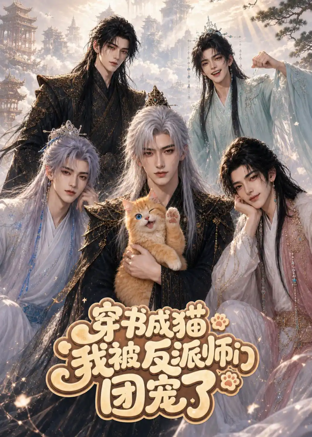 穿书成猫，我被反派师门团宠了
