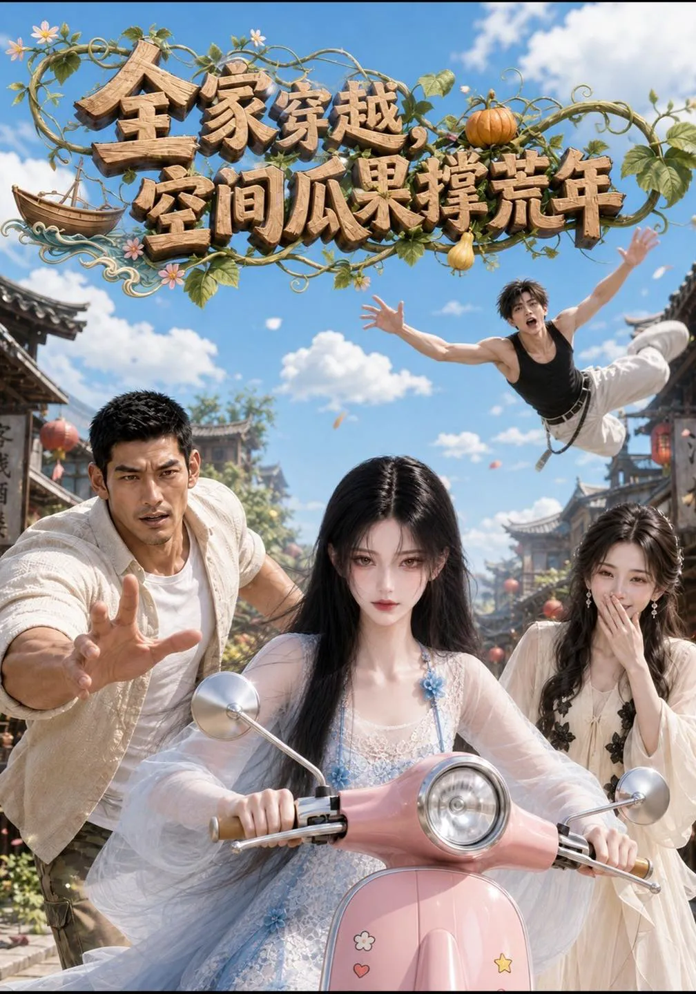 全家穿越，空间瓜果撑荒年