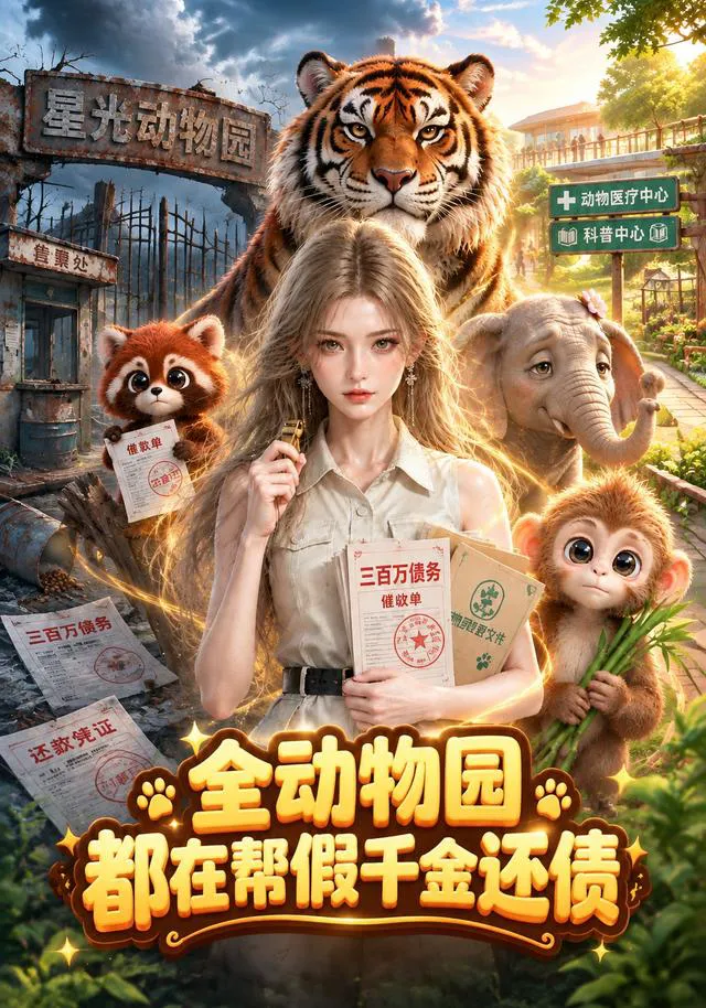 全动物园都在帮假千金还债
