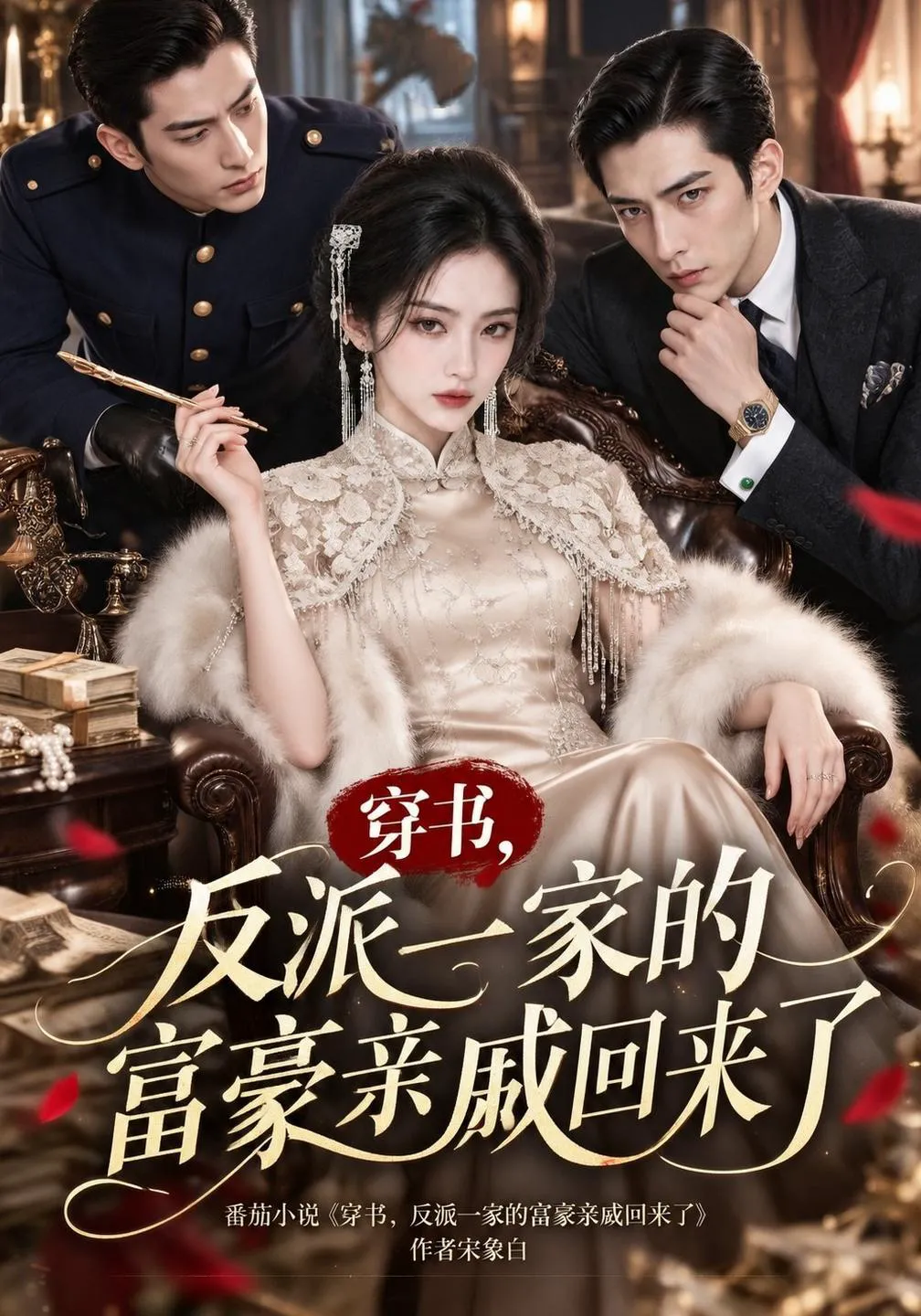 穿书，反派一家的富豪亲戚回来了
