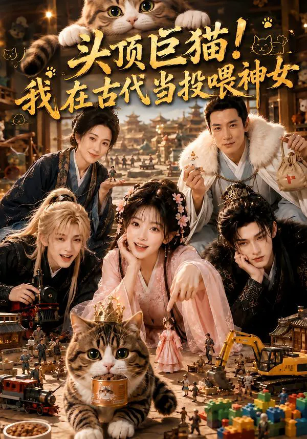 头顶巨猫！我在古代当投喂神女