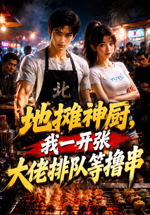 地摊神厨，我一开张大佬排队等撸串