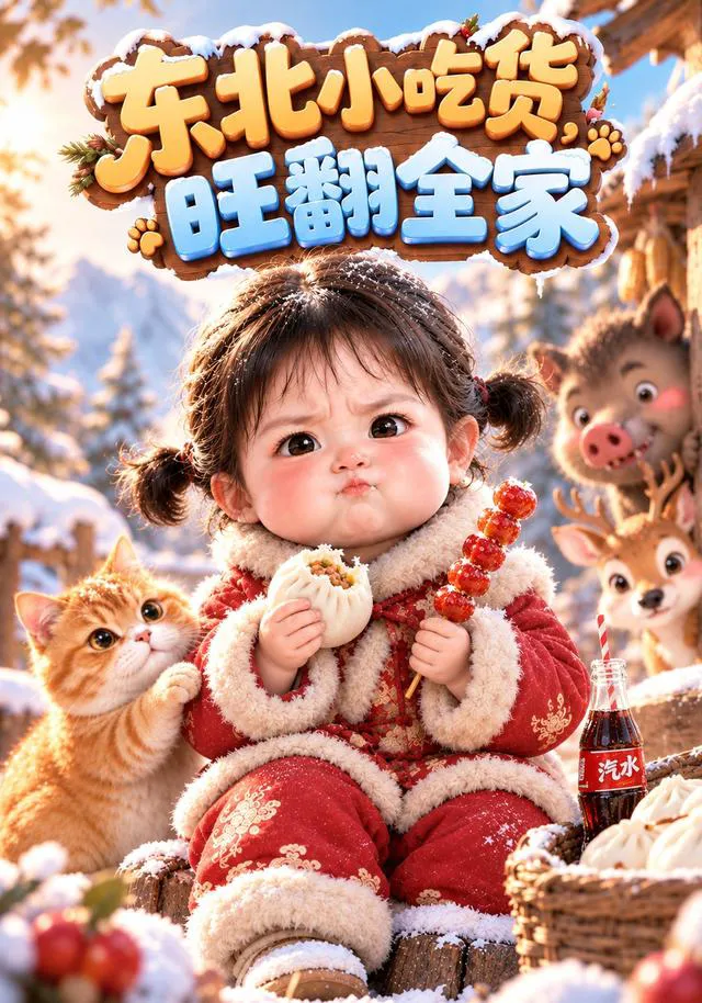 东北小吃货，旺翻全家
