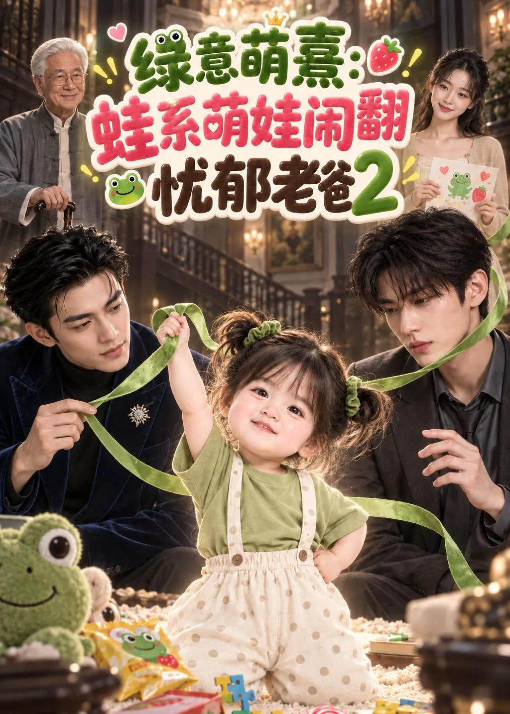 绿意萌熹：蛙系萌娃闹翻忧郁老爸2