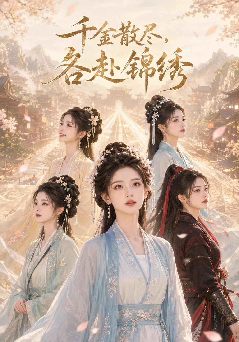 千金散尽，各赴锦绣