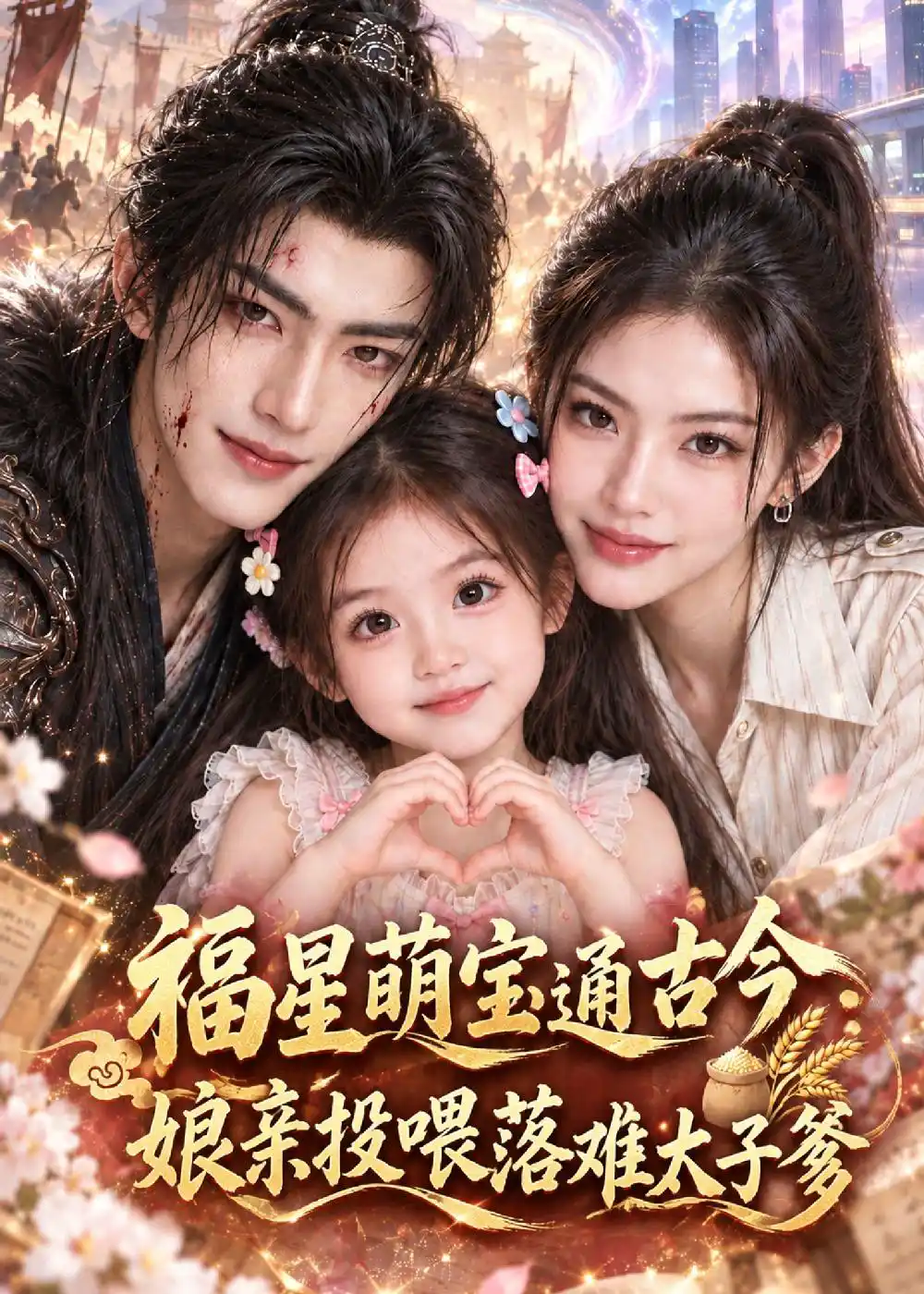 福星萌宝通古今：娘亲投喂落难太子爹