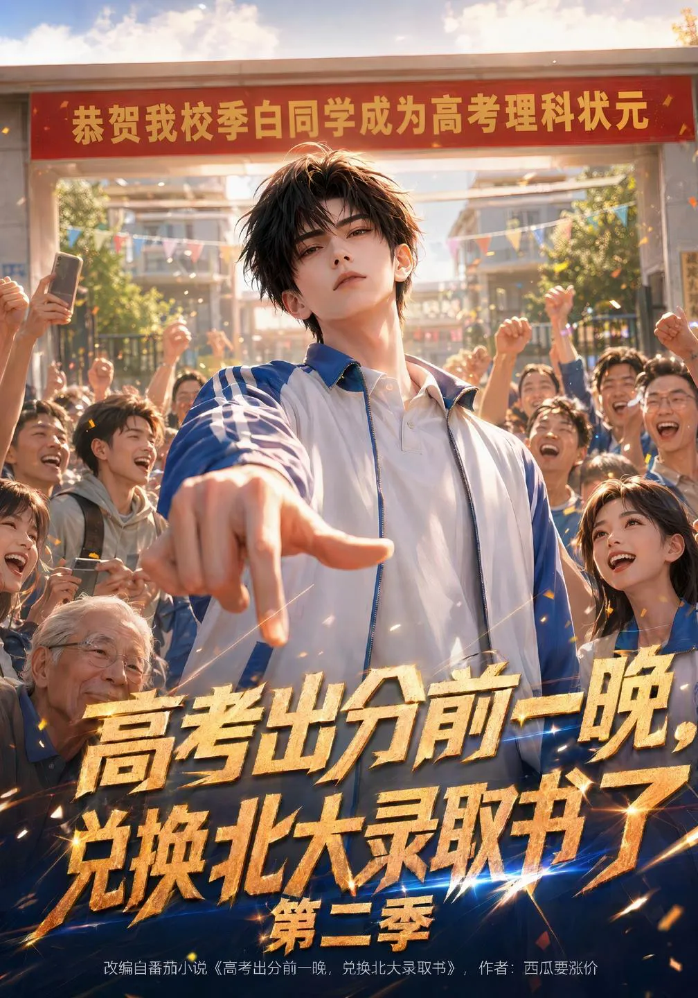 高考出分前一晚，兑换北大录取书了第二季